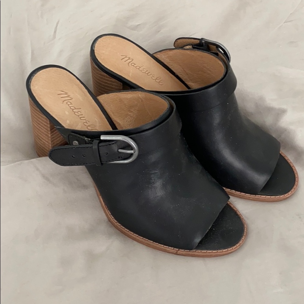 Madewell black mules